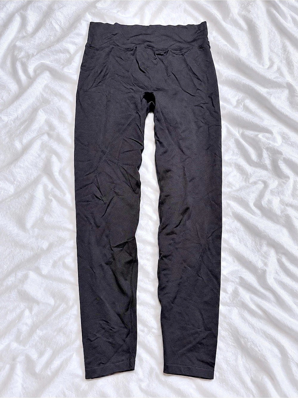 PINK Black Leggings Size Large